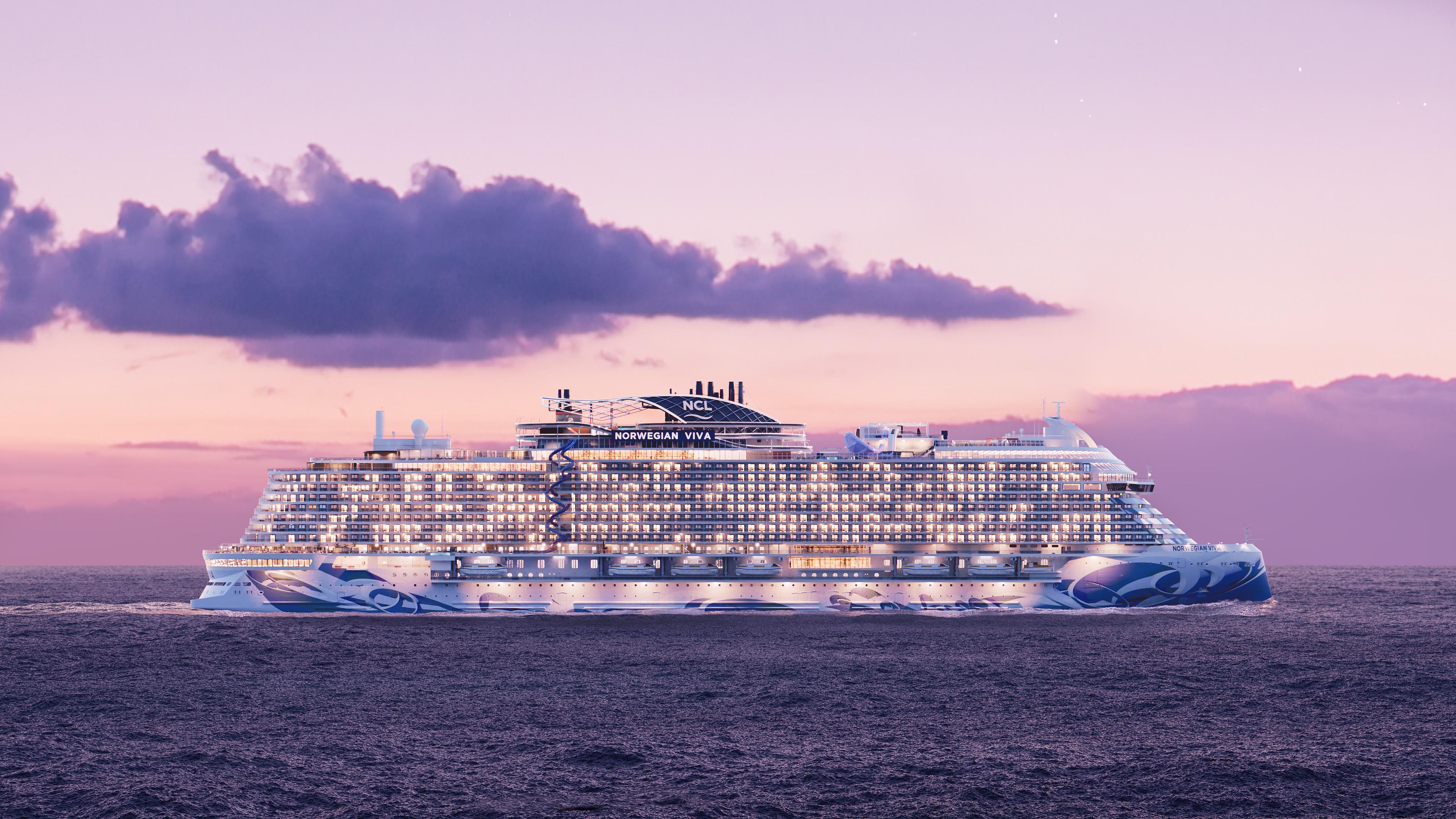 Live It Up with Norwegian Viva! - background banner